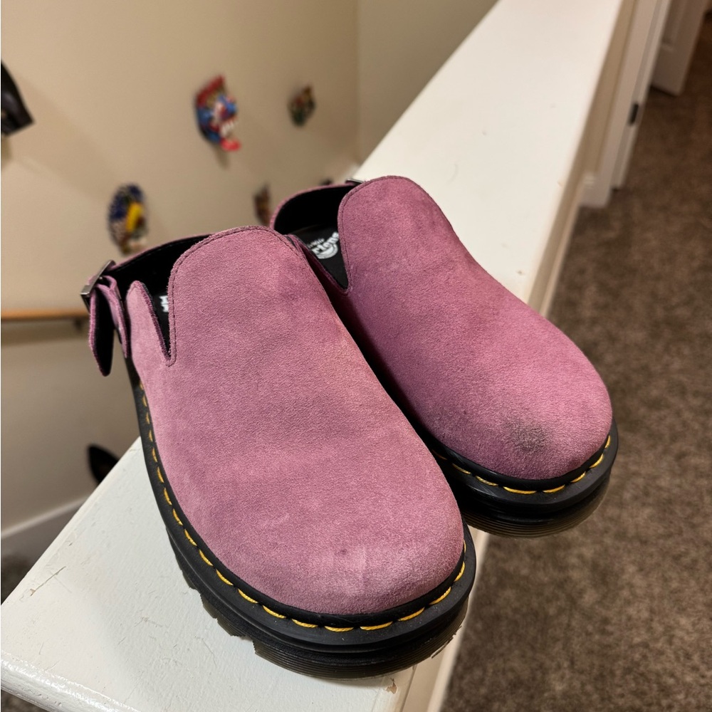 Doc Marten Purple Clogs